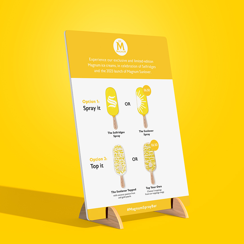854x854 Magnum Menu Design